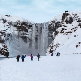Skógafoss waterfall